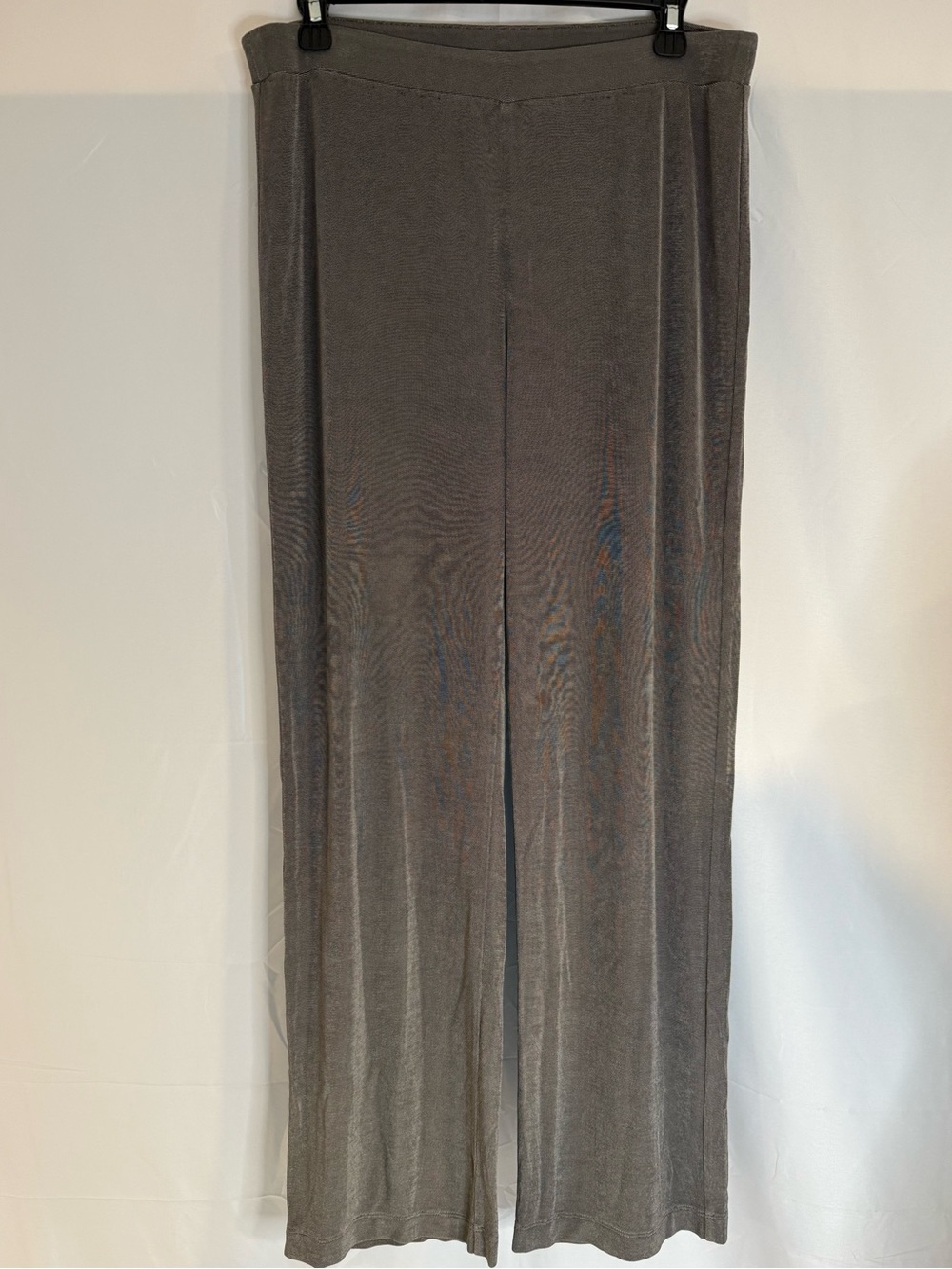 Chico’s Travelers Gray Wide Leg Pull On Pants Size 1 - Picture 2 of 4